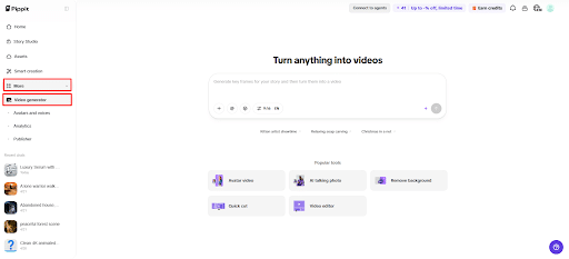 AI video generator